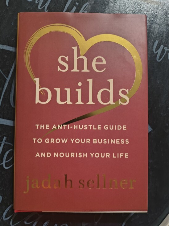 Other - She Builds Pink & Gold Motivational Hardcover - Inspirational Business Guide